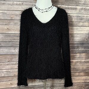 Karen Kane Eyelash V-Neck Sweater